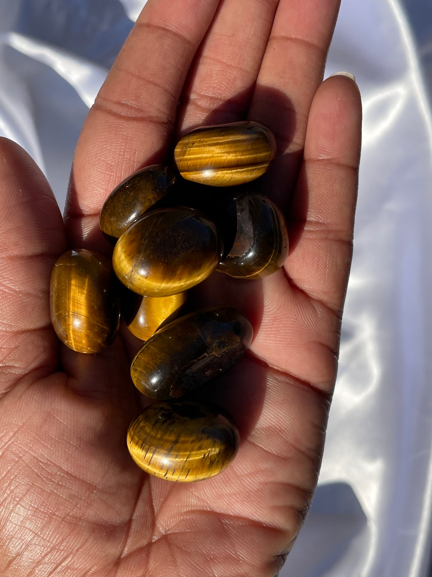 Tiger Eye Pocket Tumbled Stone