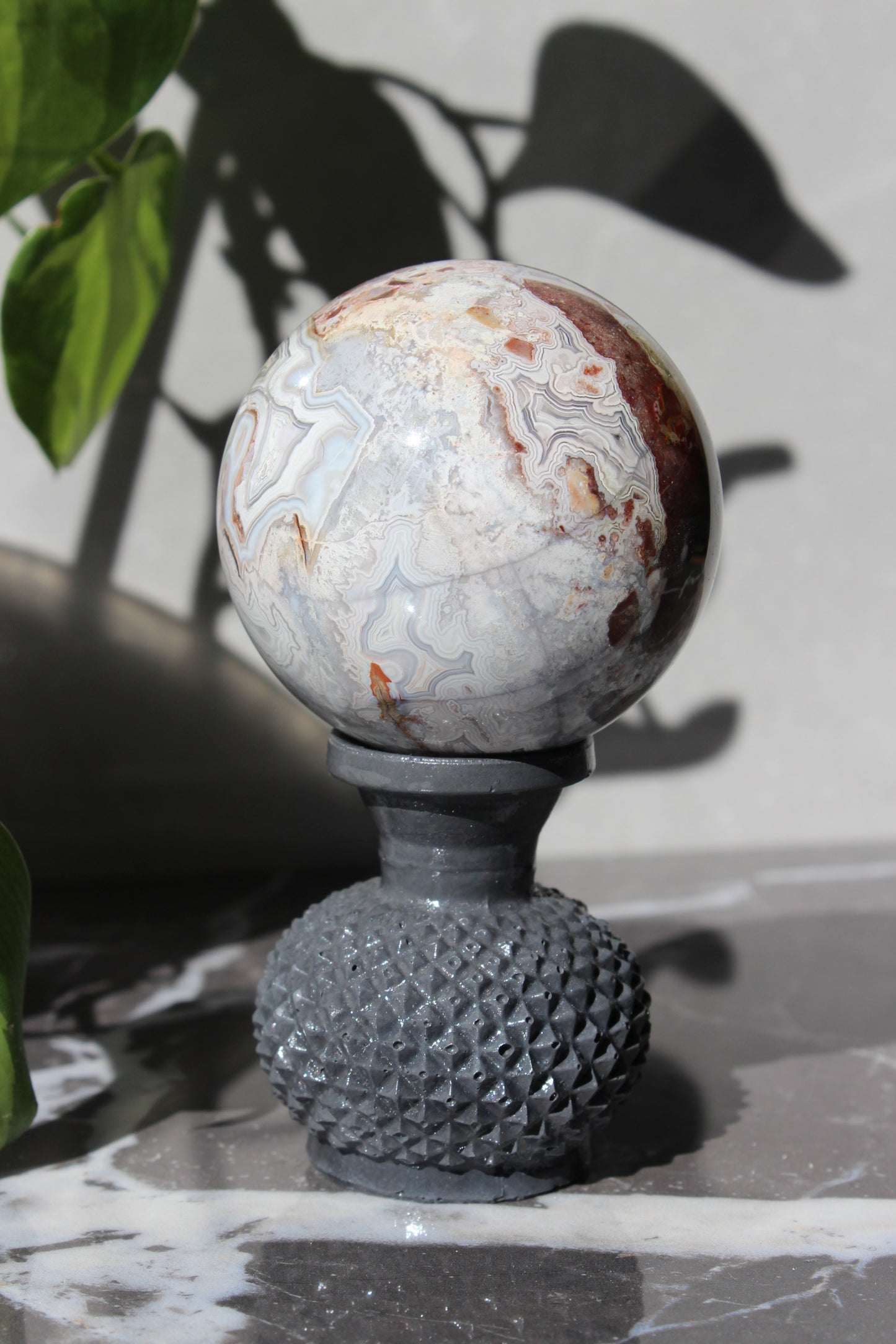 High Grade Crazy Lace Agate Sphere | Crystal Sphere | Tons of Soul