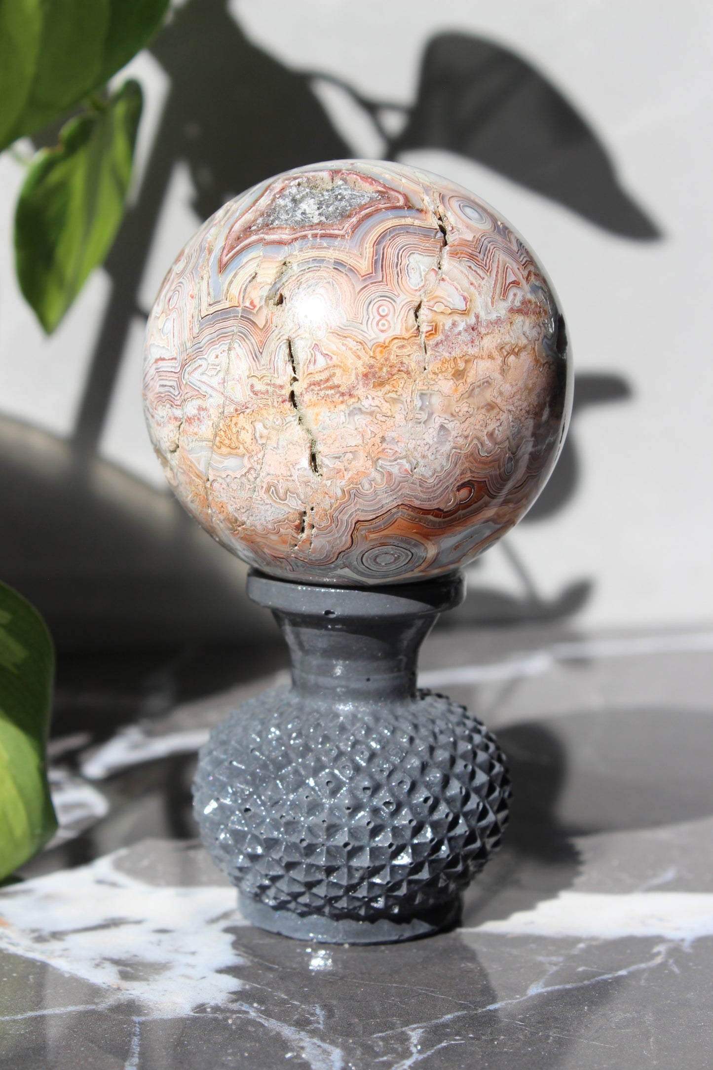 High Grade Crazy Lace Agate Sphere | Crystal Sphere | Tons of Soul