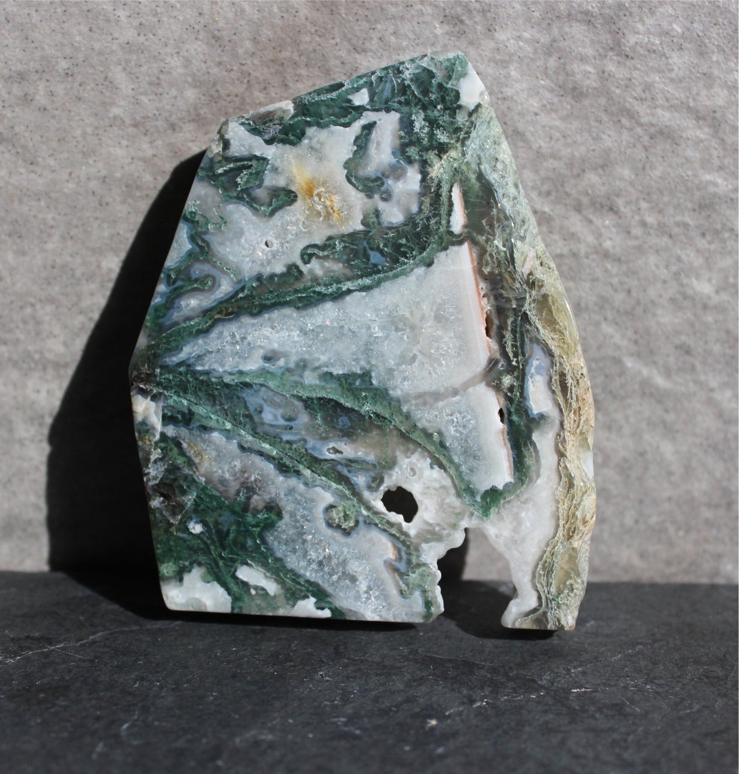 Moss Agate Slab | Crystal Slab | Tons of Soul Crystals