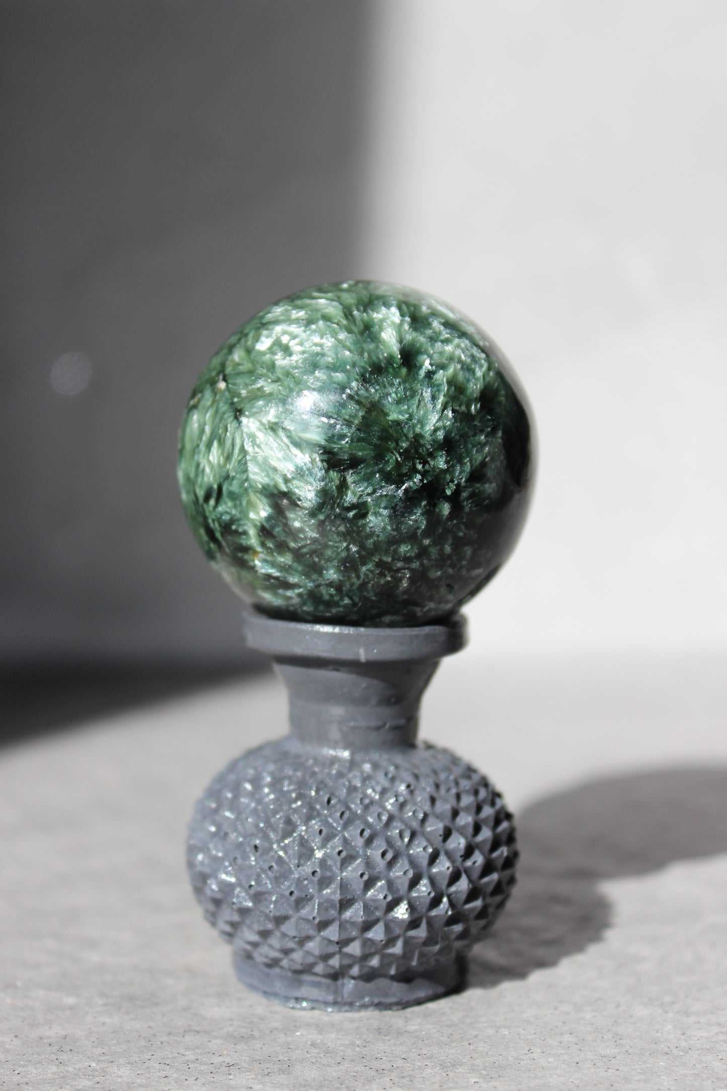 Seraphinite Sphere | Crystal Ball Sphere | Tons of Soul