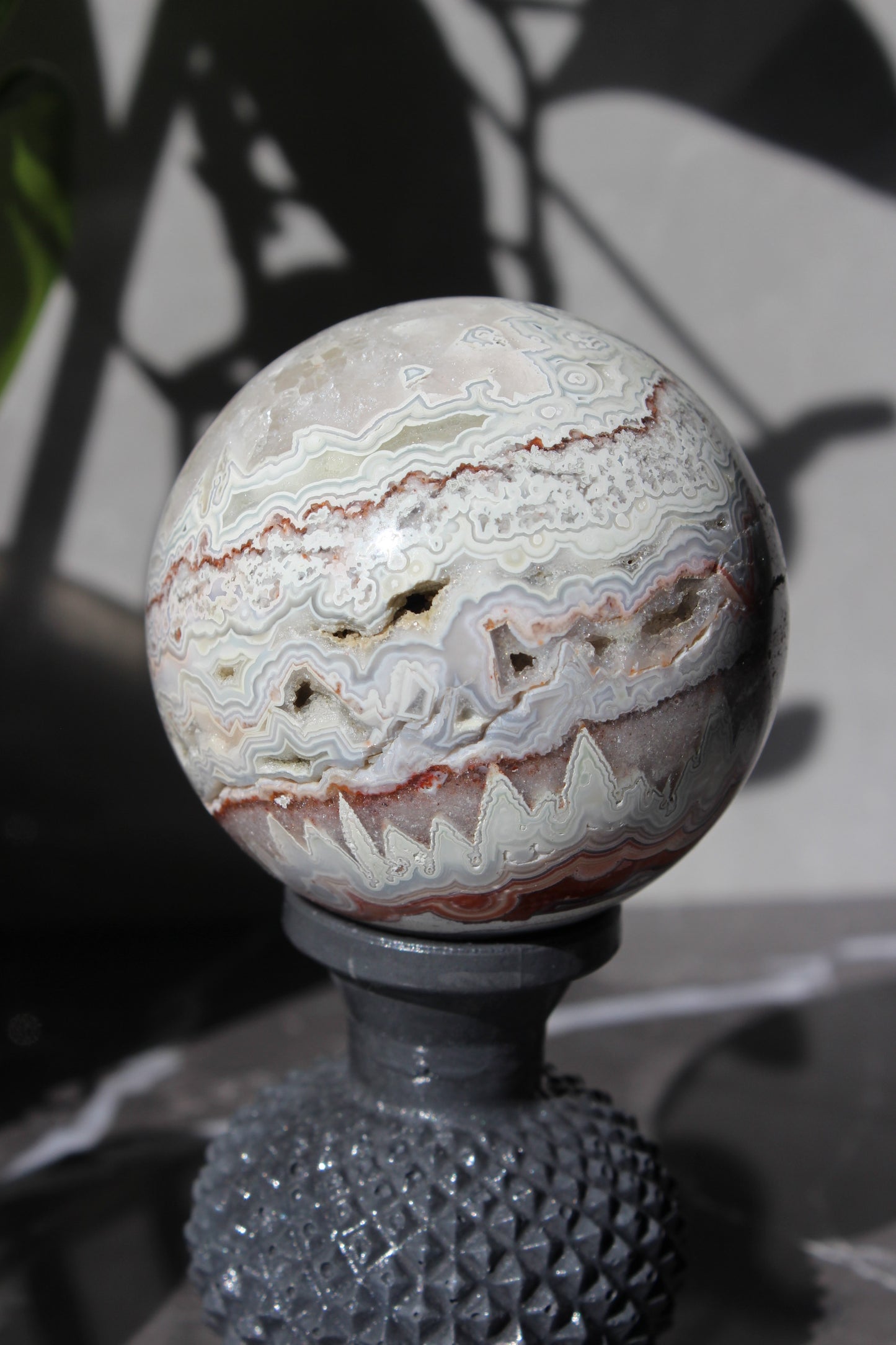 High Grade Crazy Lace Agate Sphere | Crystal Sphere | Tons of Soul
