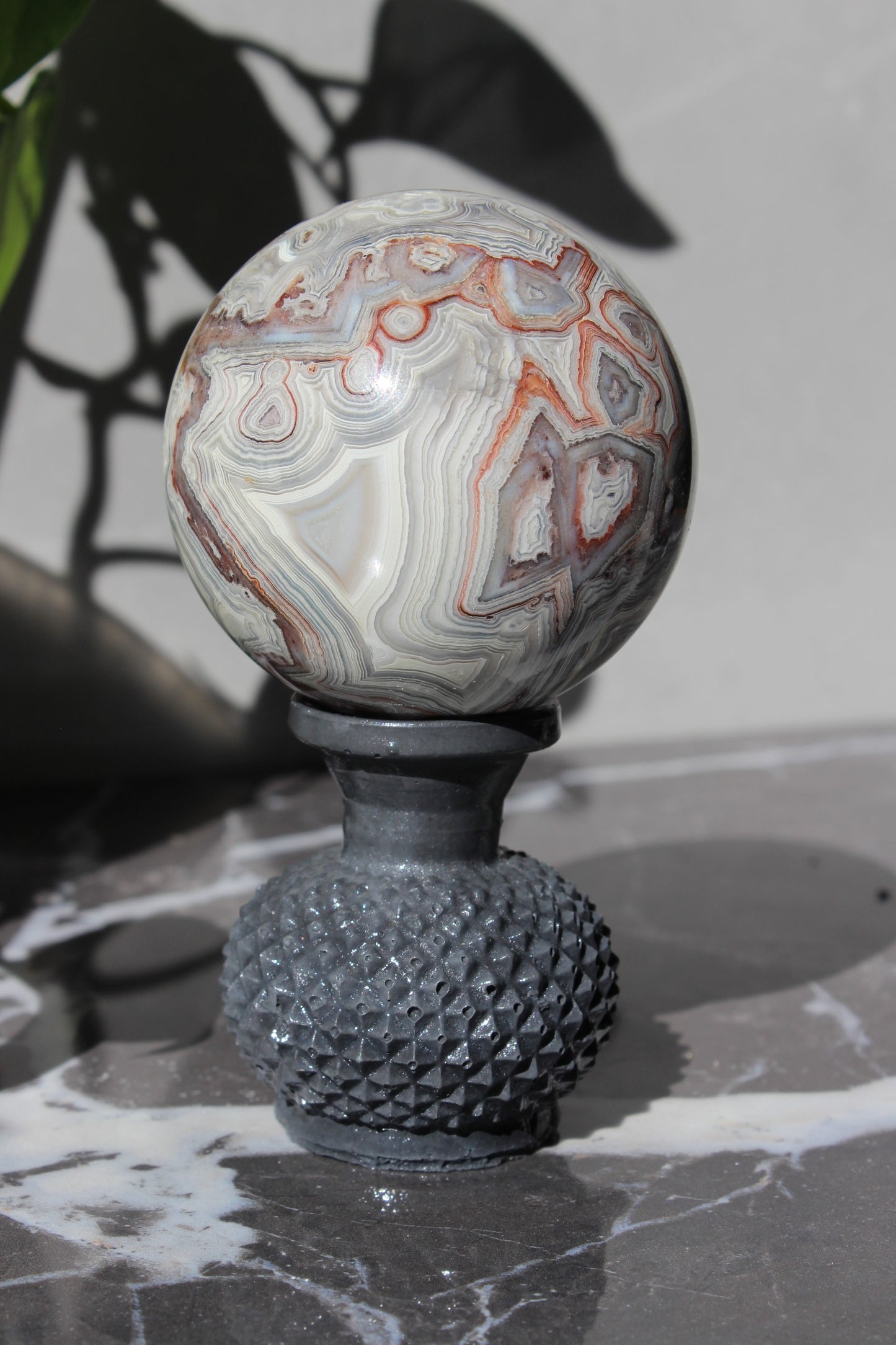 High Grade Crazy Lace Agate Sphere | Crystal Sphere | Tons of Soul