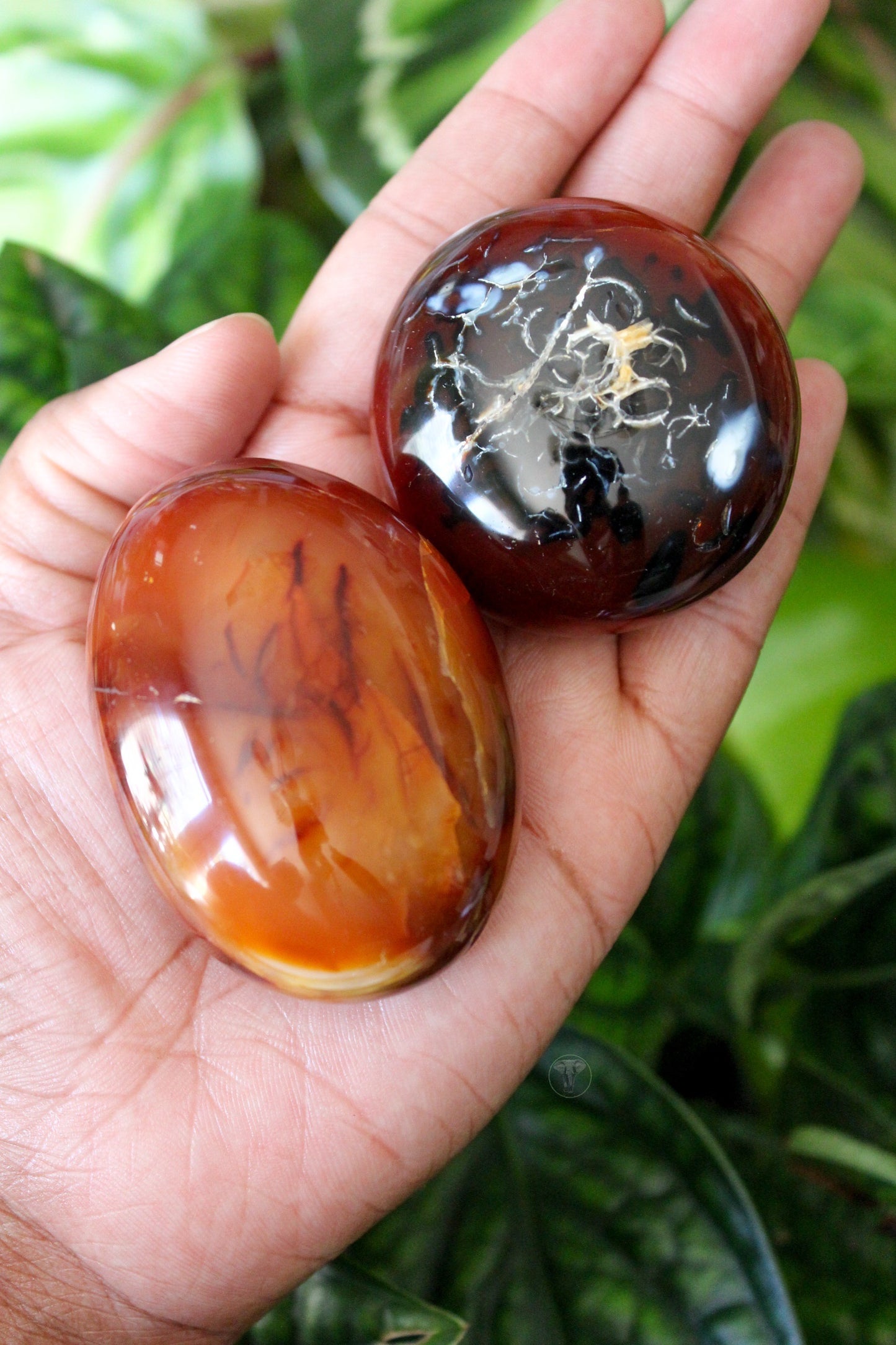 Carnelian Palmstone | Crystal Palmstone | Sacral Chakra Palmstone