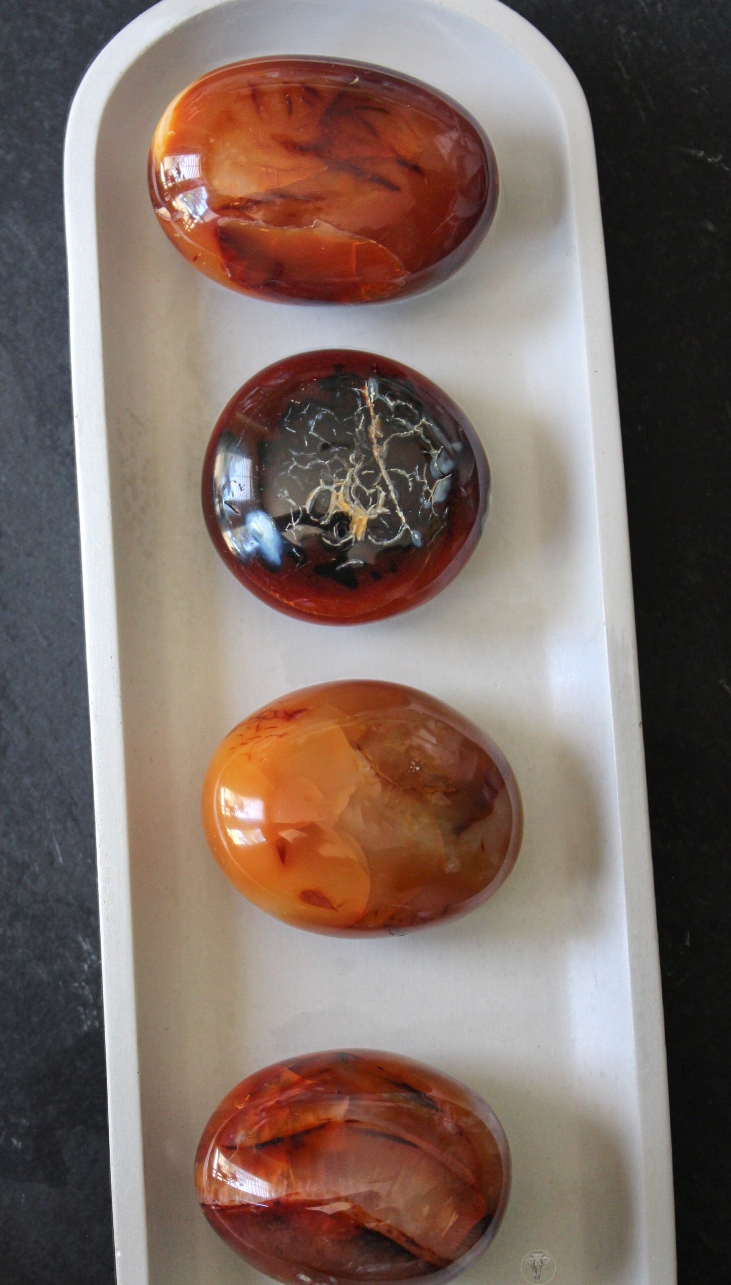 Carnelian Palmstone | Crystal Palmstone | Sacral Chakra Palmstone