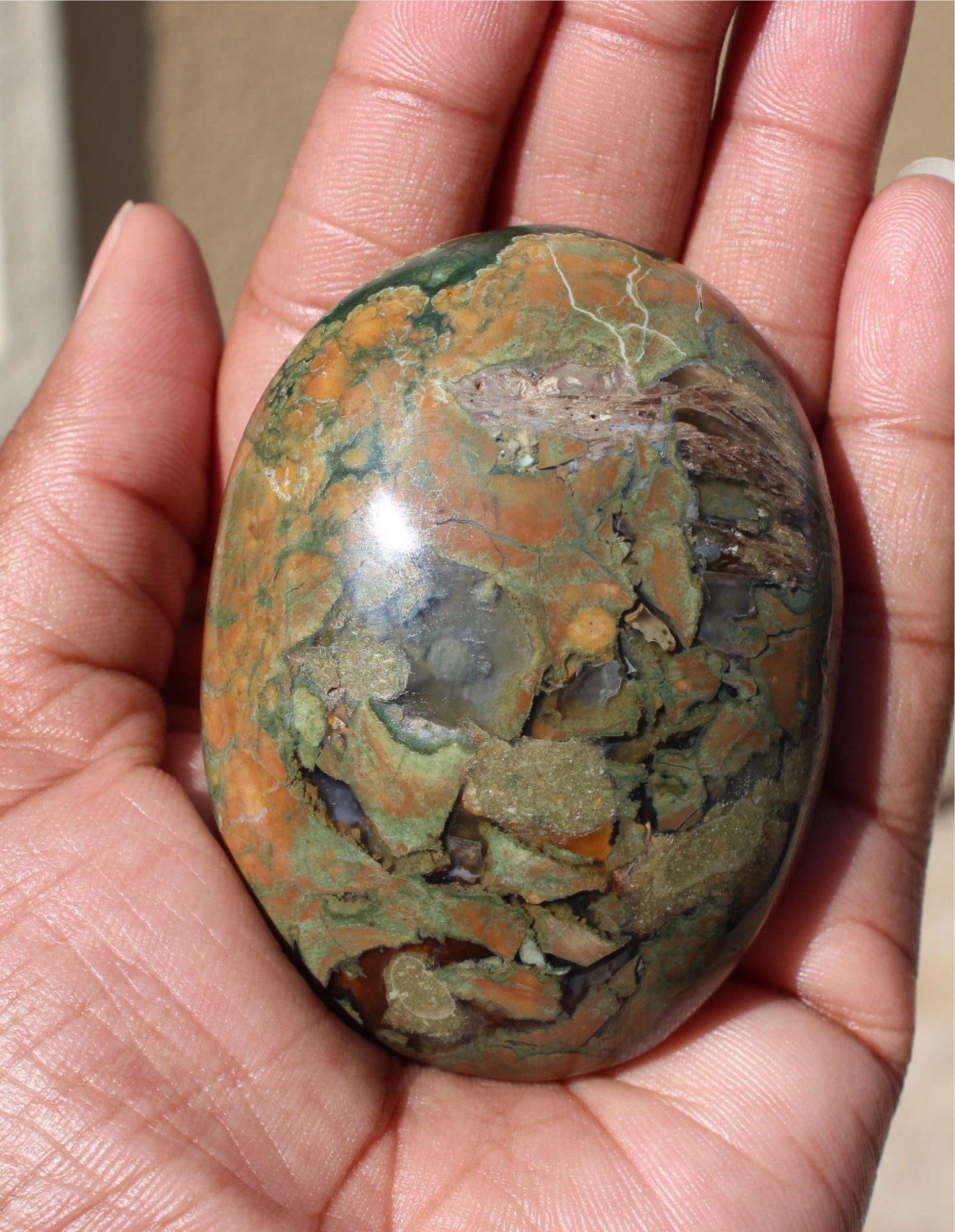 Rainforest Rhyolite Palmstone