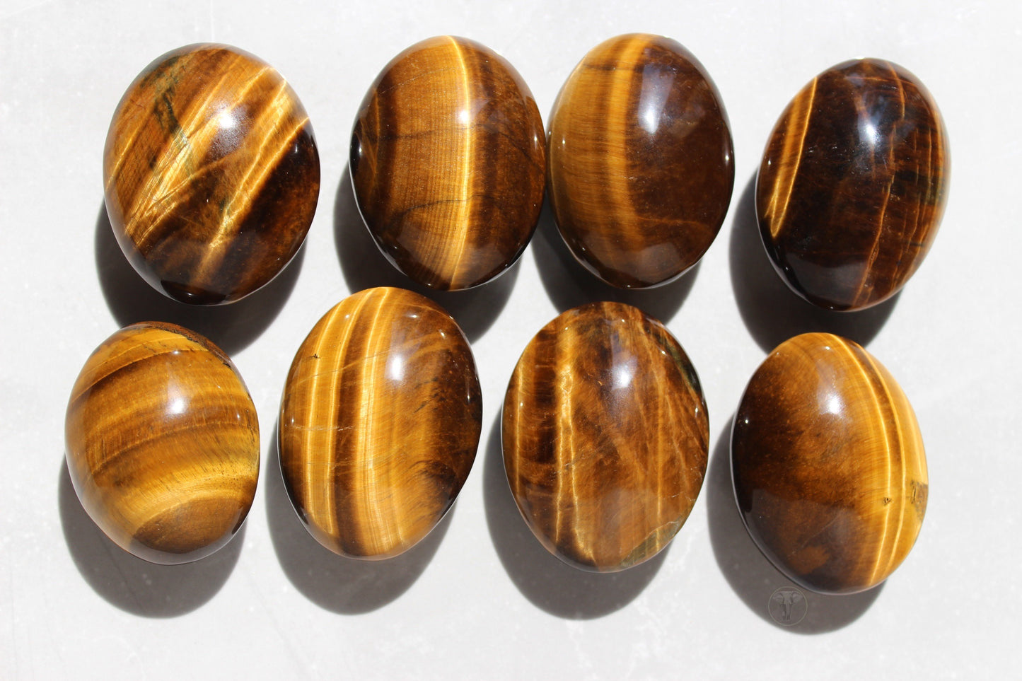 Tiger Eye Palmstone | Crystal Palmstone | Tons Of Soul