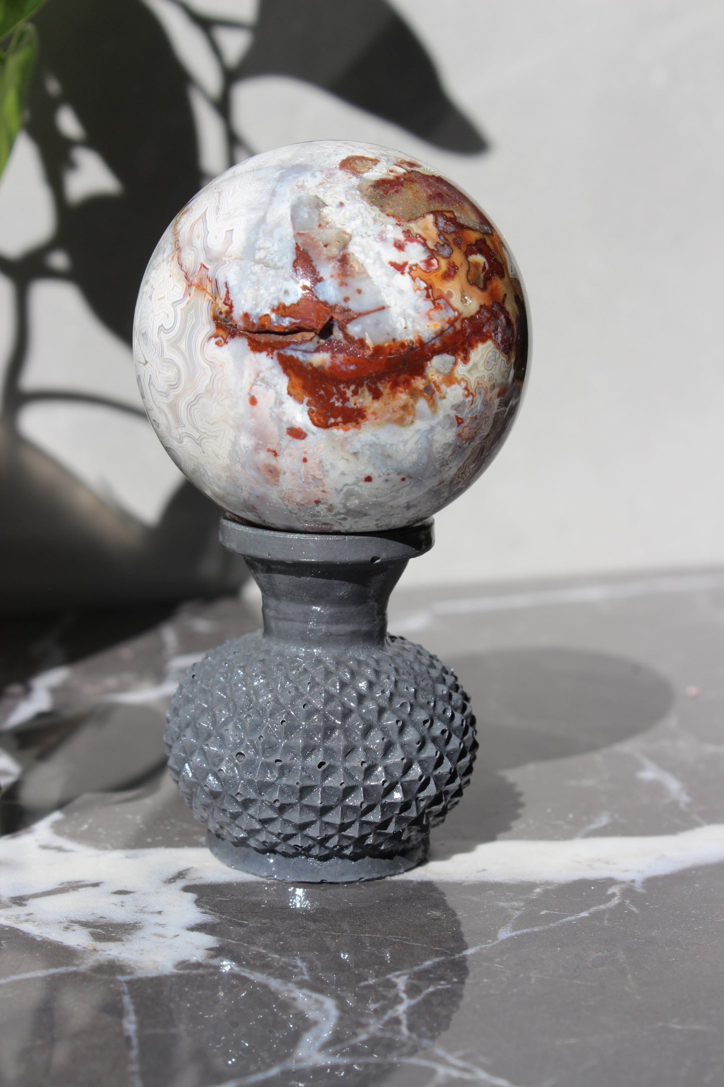 High Grade Crazy Lace Agate Sphere | Crystal Sphere | Tons of Soul