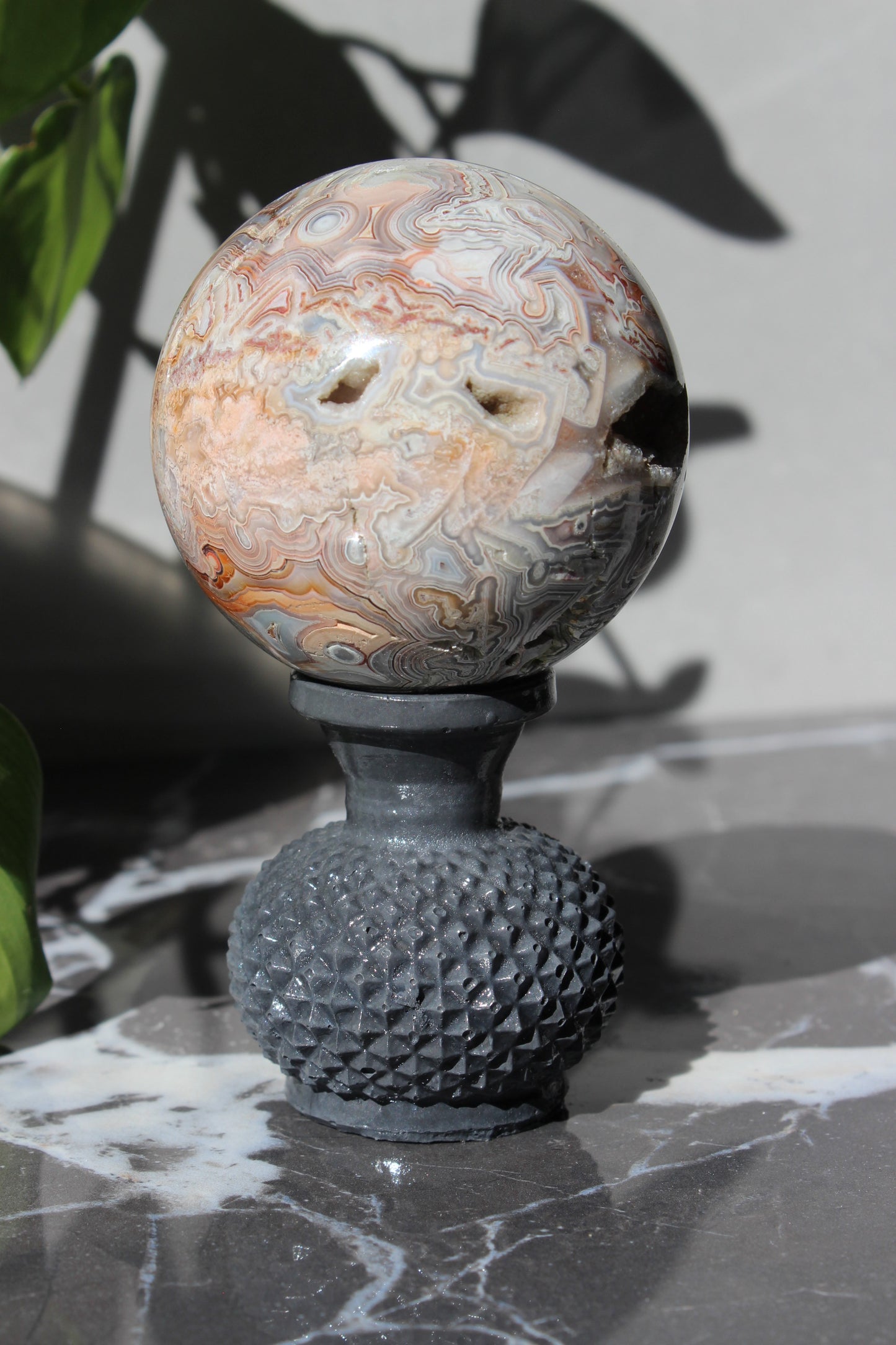 High Grade Crazy Lace Agate Sphere | Crystal Sphere | Tons of Soul