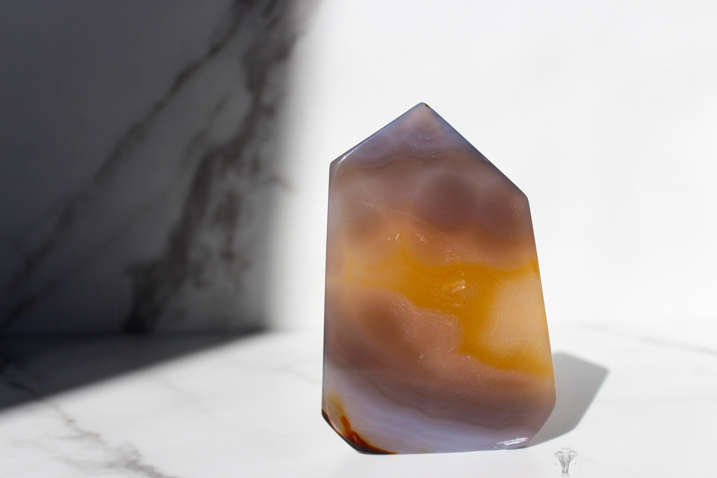 Thin Druzy Agate Tower | Druzy Agate Point | Tons of Soul