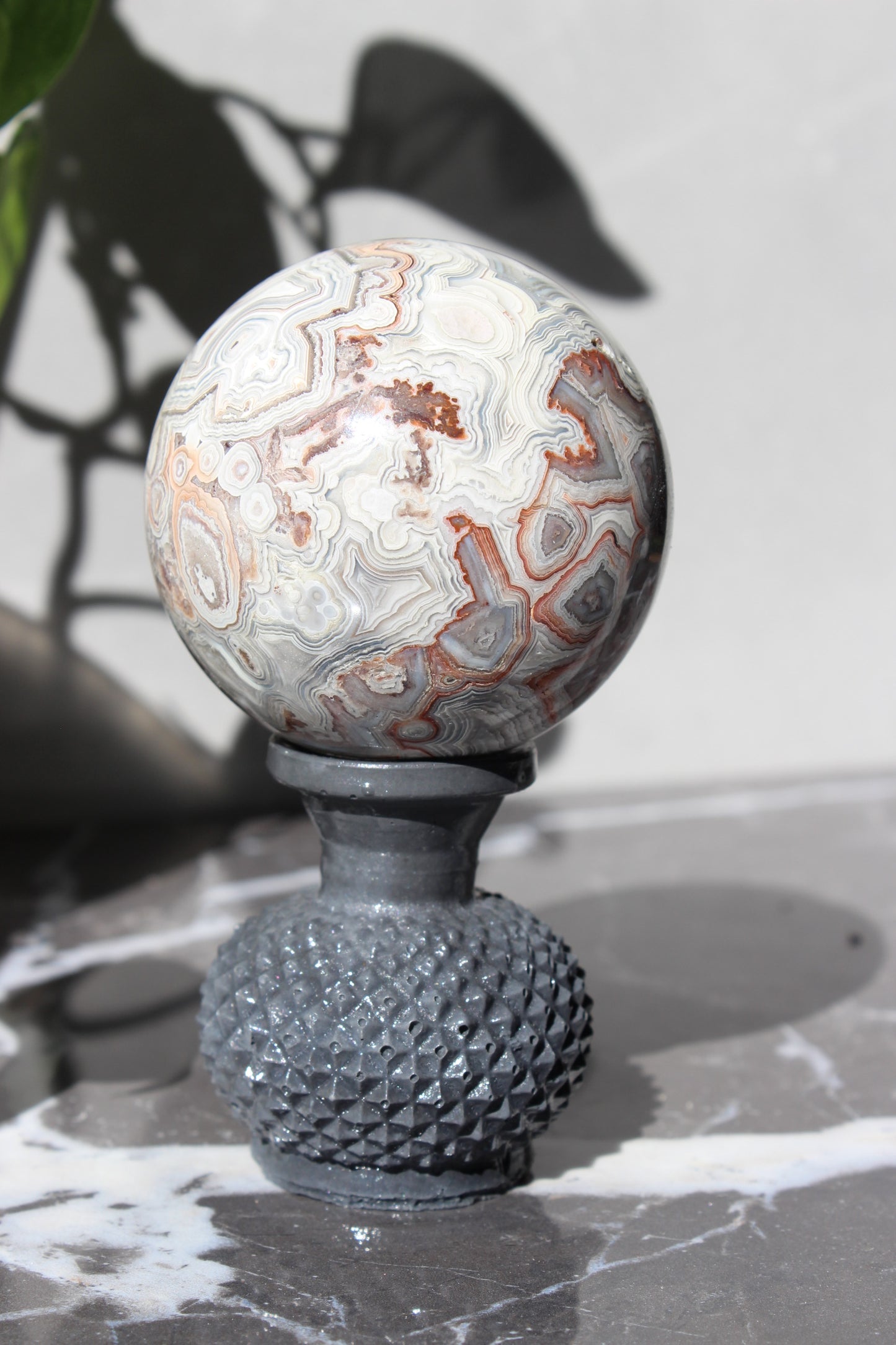 High Grade Crazy Lace Agate Sphere | Crystal Sphere | Tons of Soul