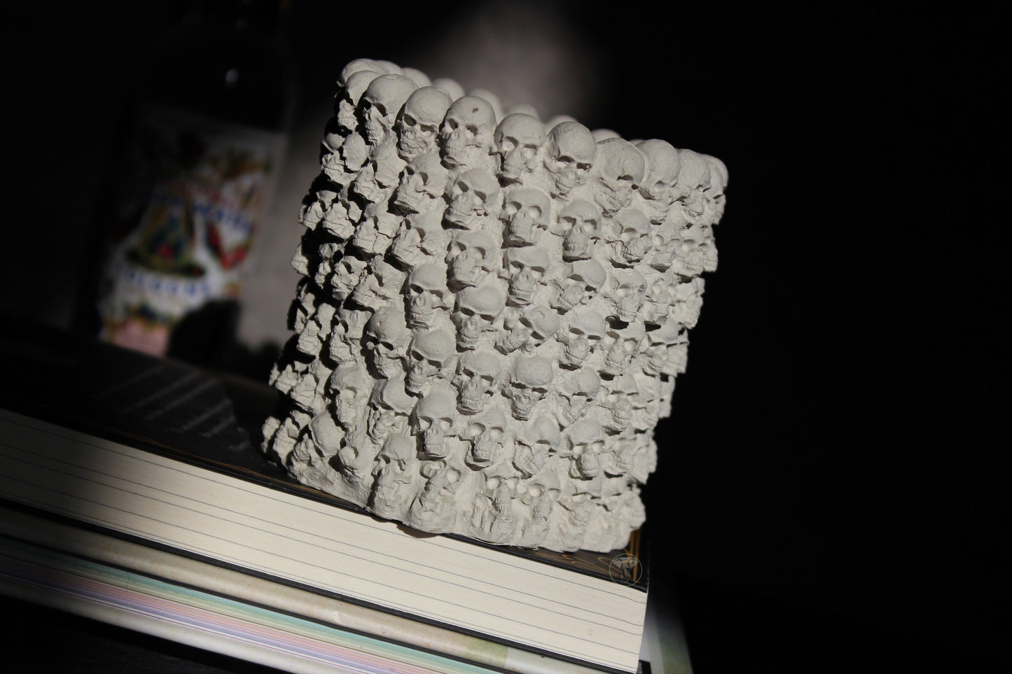 Catacomb - Concrete Skull Holder, Jar, Planter,