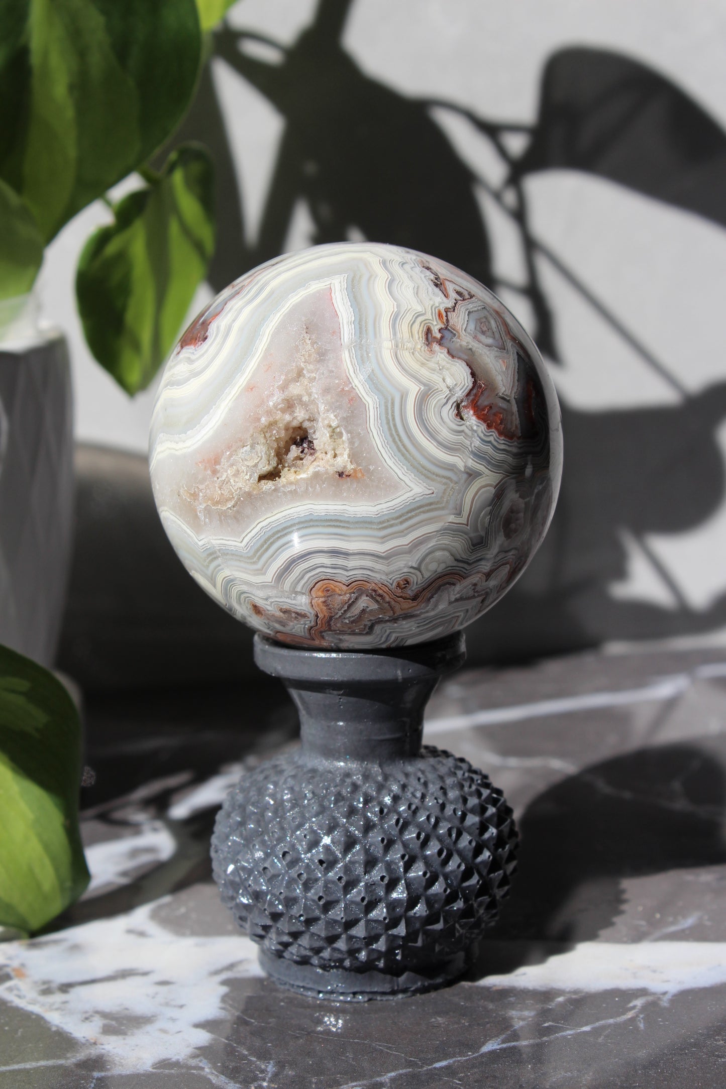 High Grade Crazy Lace Agate Sphere | Crystal Sphere | Tons of Soul
