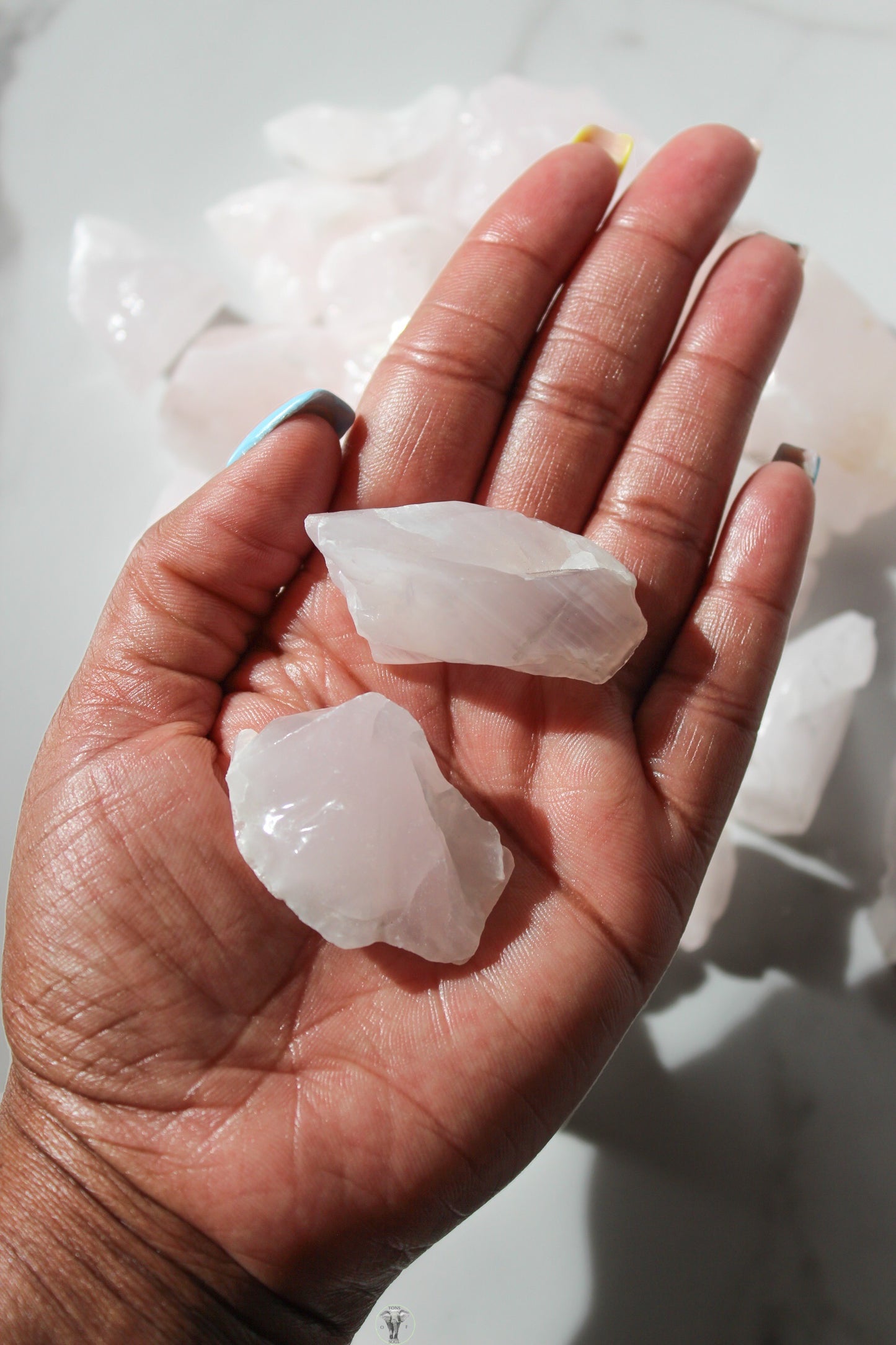 Pink Mangano Calcite Rough | UV Reactive Pink Mangano Calcite Raw