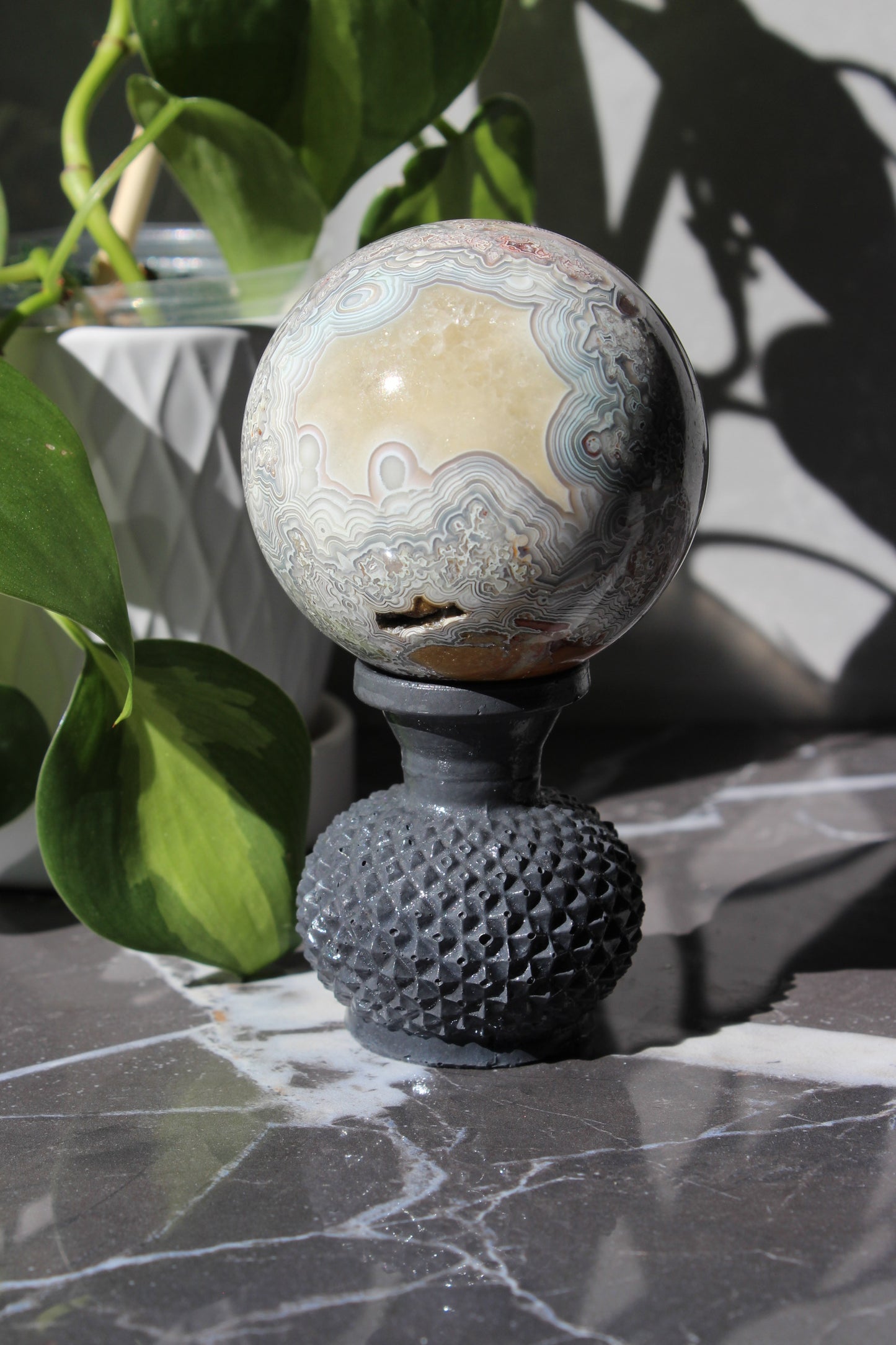High Grade Crazy Lace Agate Sphere | Crystal Sphere | Tons of Soul