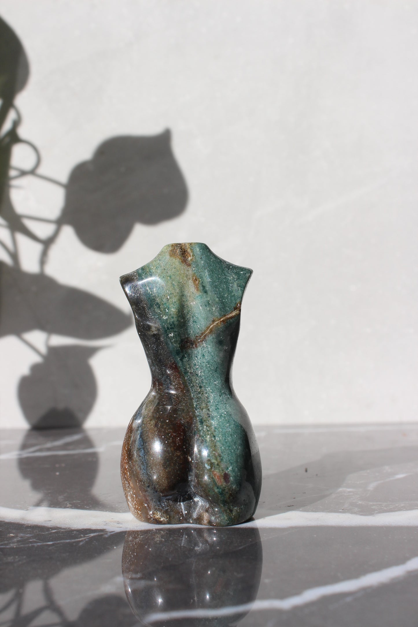 Ocean Jasper Goddess Model | Crystal Body Carving | Crystal Female Torso | Tons of Soul