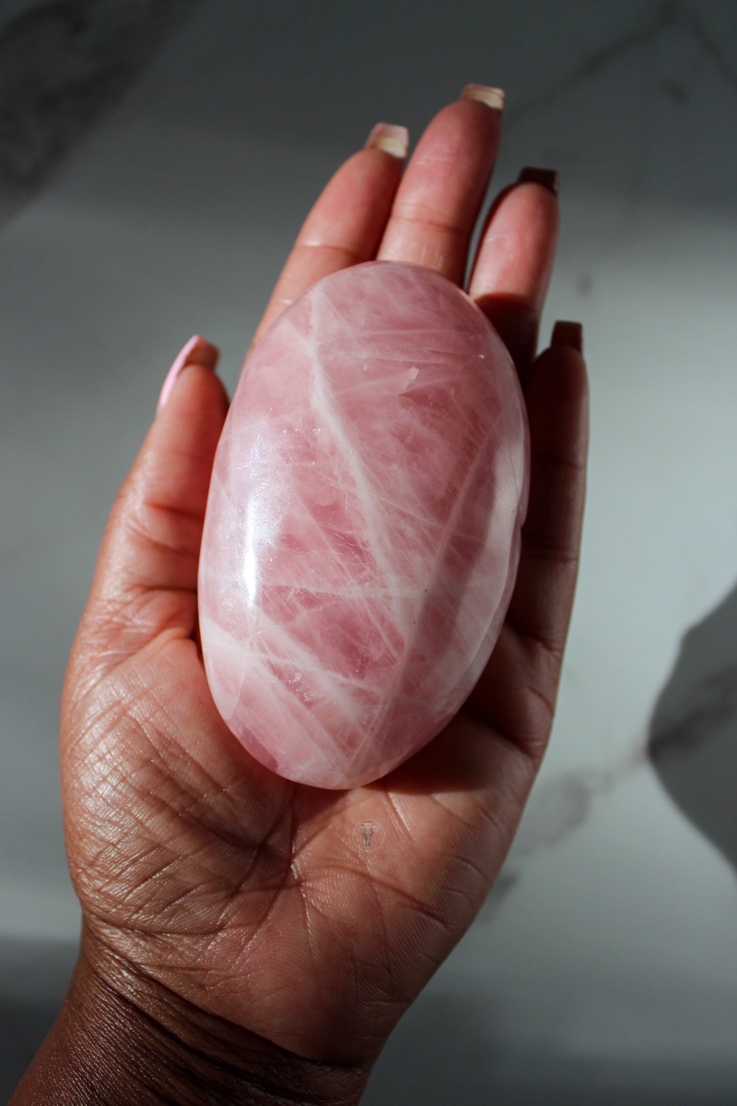 Large Rose Quartz Large Palmstone | Tons of Soul | Crystals #2