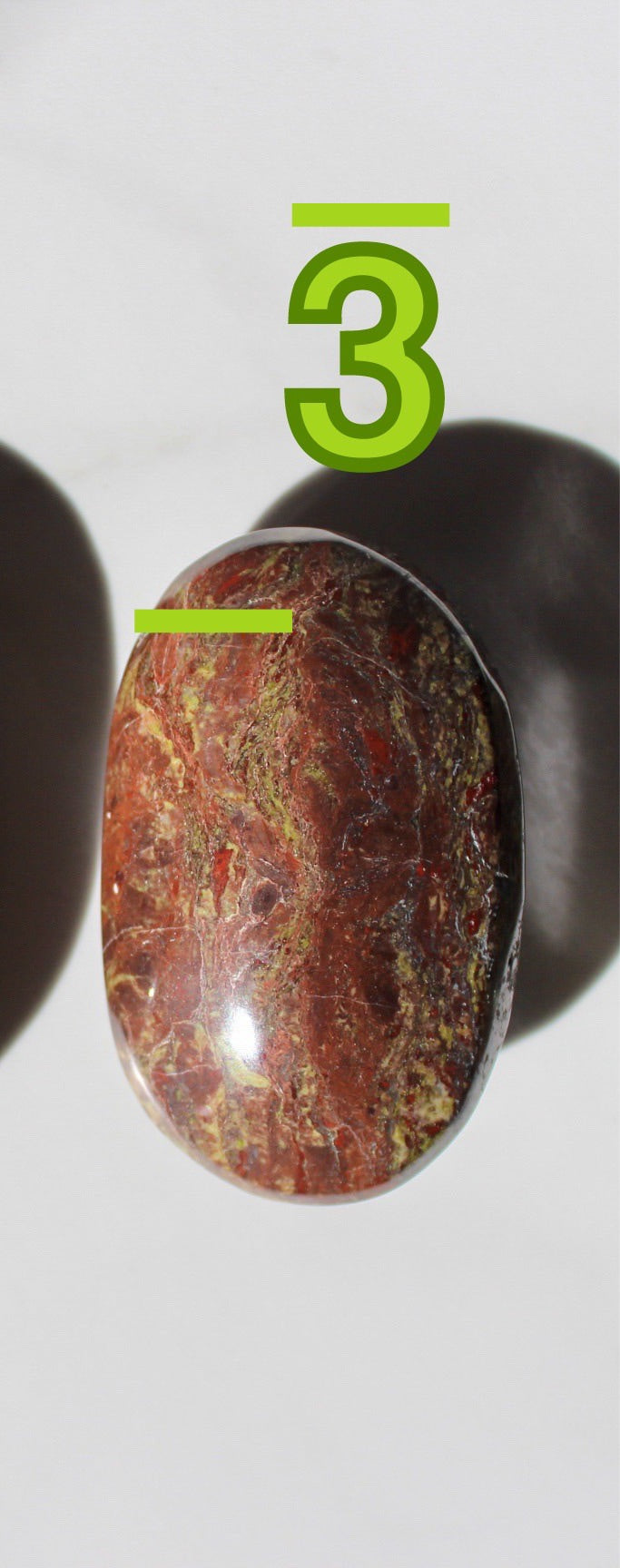 Dragon Blood Jasper Palmstone | Tons of Soul | Healing Crystals