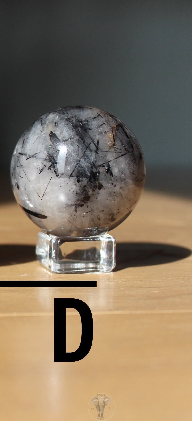 Tourmalated Quartz Spheres | Black Tourmaline Quartz Sphere | Tons of Soul