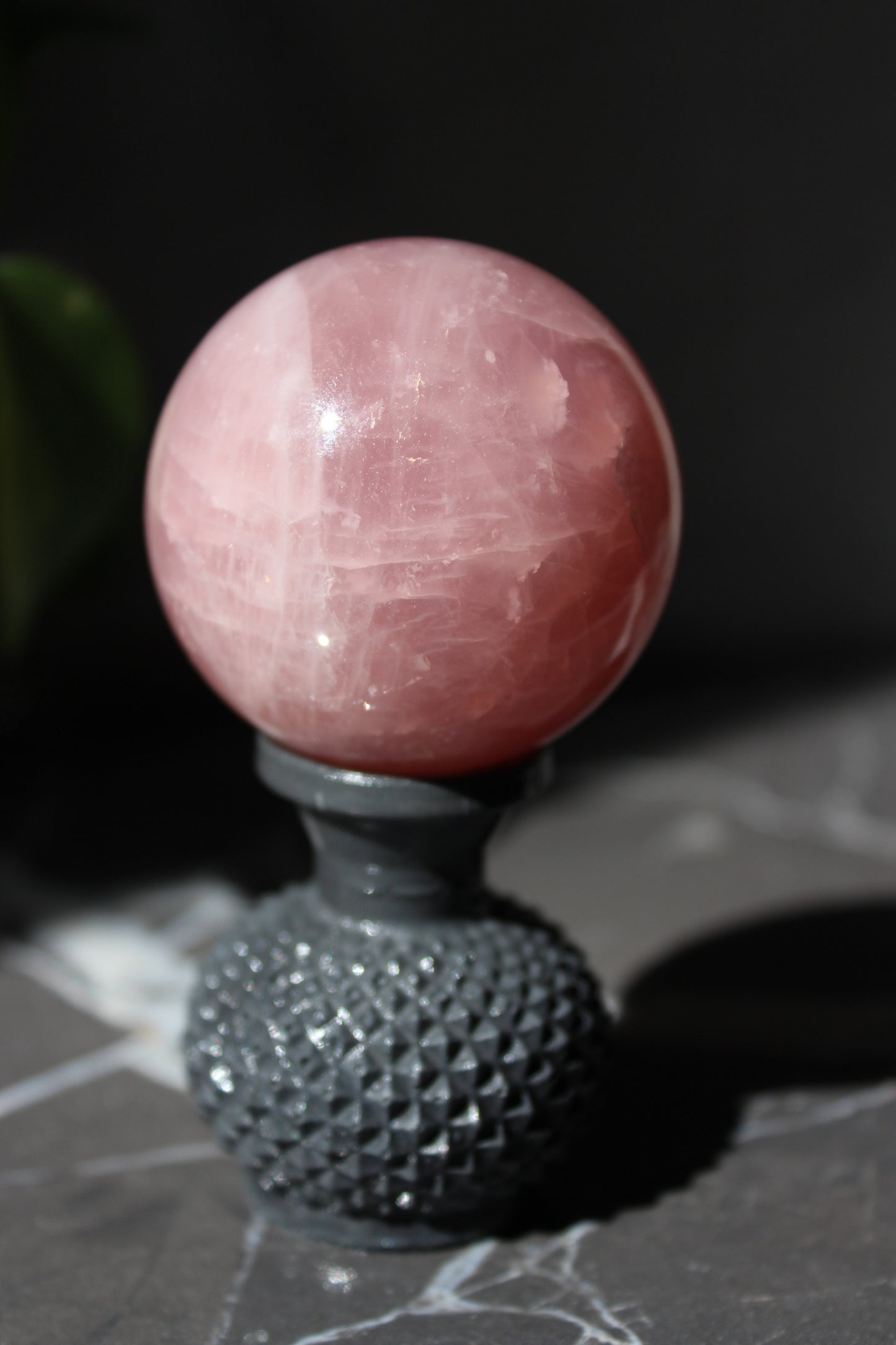Rose Quartz Sphere | Rose Quartz Ball | Tons of Soul