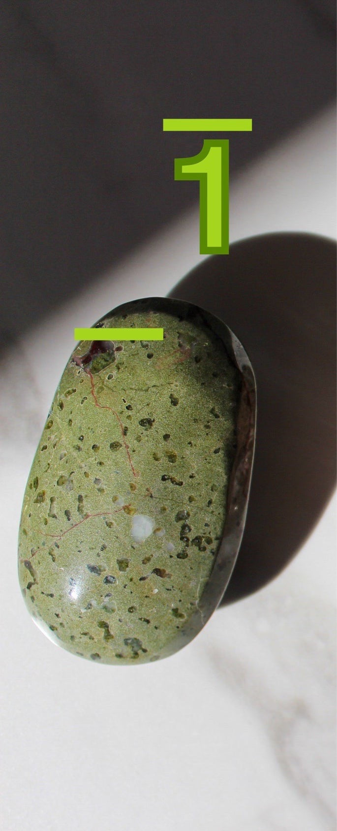 Dragon Blood Jasper Palmstone | Tons of Soul | Healing Crystals