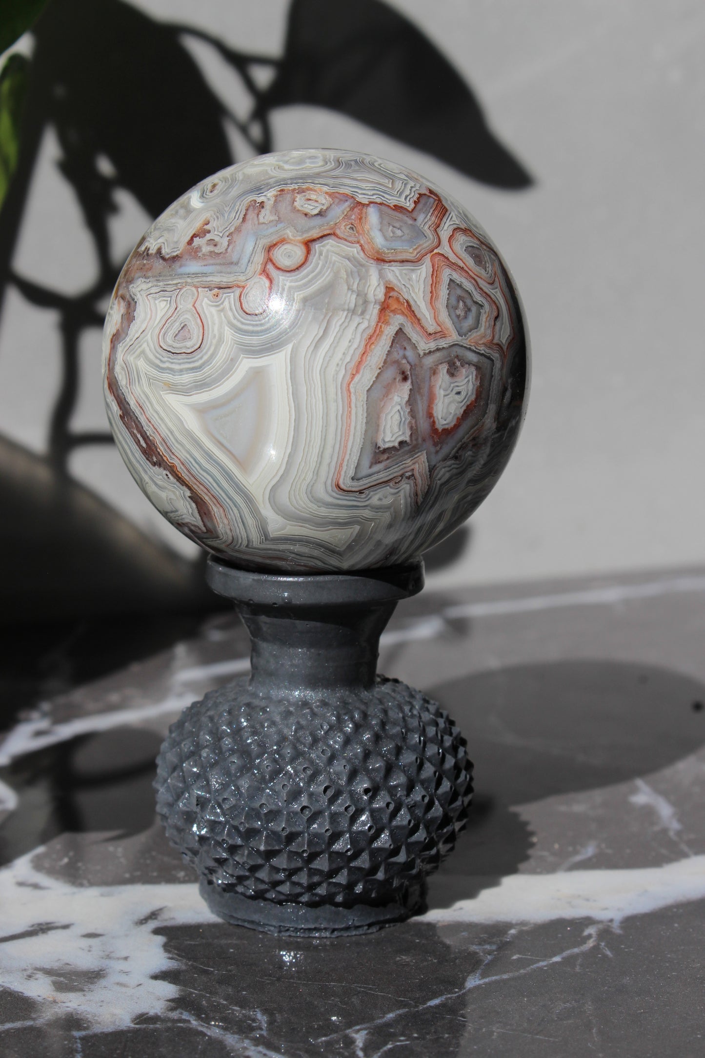 High Grade Crazy Lace Agate Sphere | Crystal Sphere | Tons of Soul