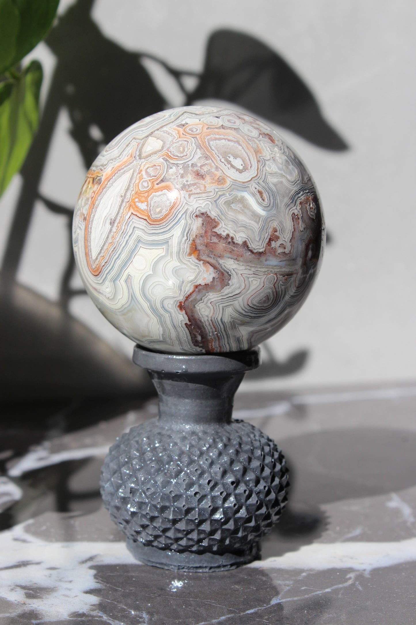 High Grade Crazy Lace Agate Sphere | Crystal Sphere | Tons of Soul