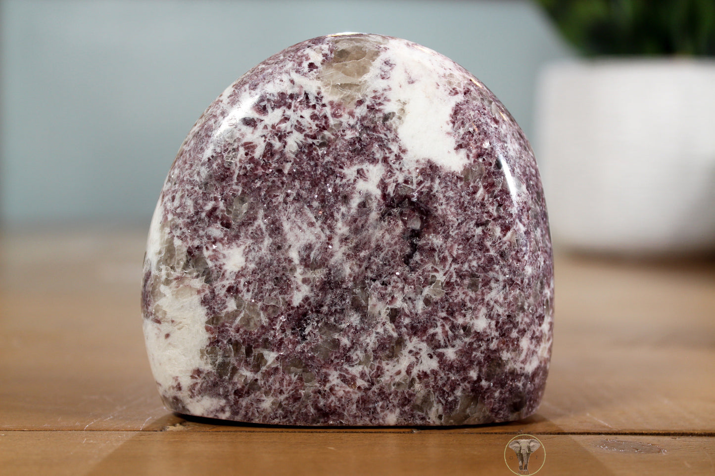 Lepidolite with Smoky Quartz Freeform (8)