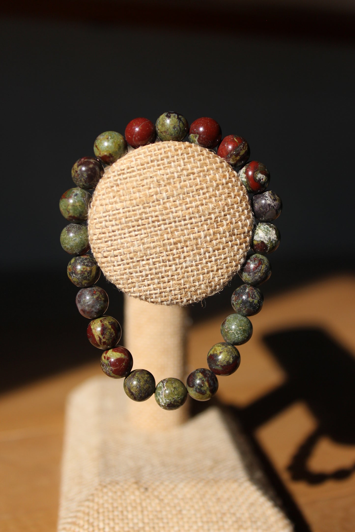 Dragon Blood Jasper 8mm Bracelet | Tons of Soul | Healing Crystals