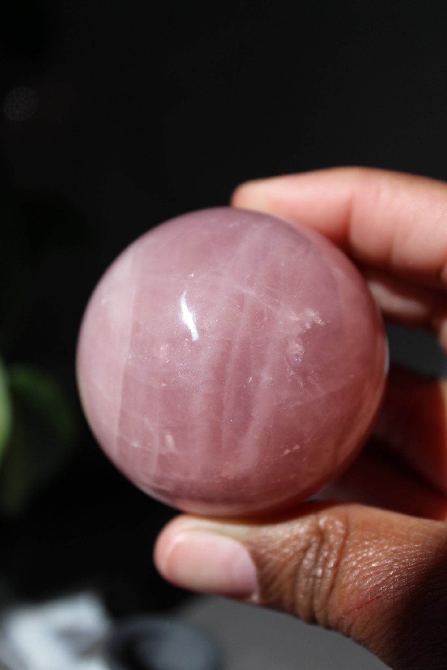 Rose Quartz Sphere | Rose Quartz Ball | Tons of Soul
