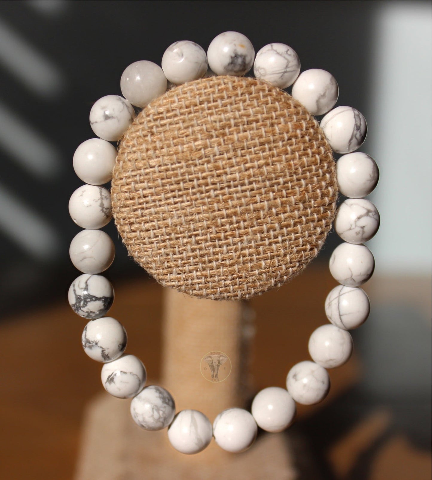Howlite Bracelet | Crystal Bracelet | Tons of Soul