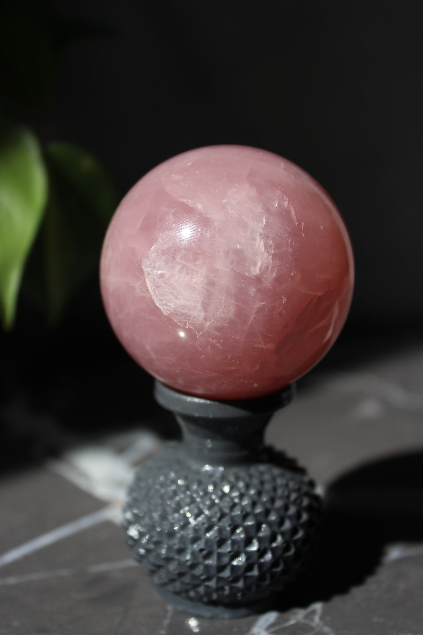 Rose Quartz Sphere | Rose Quartz Ball | Tons of Soul