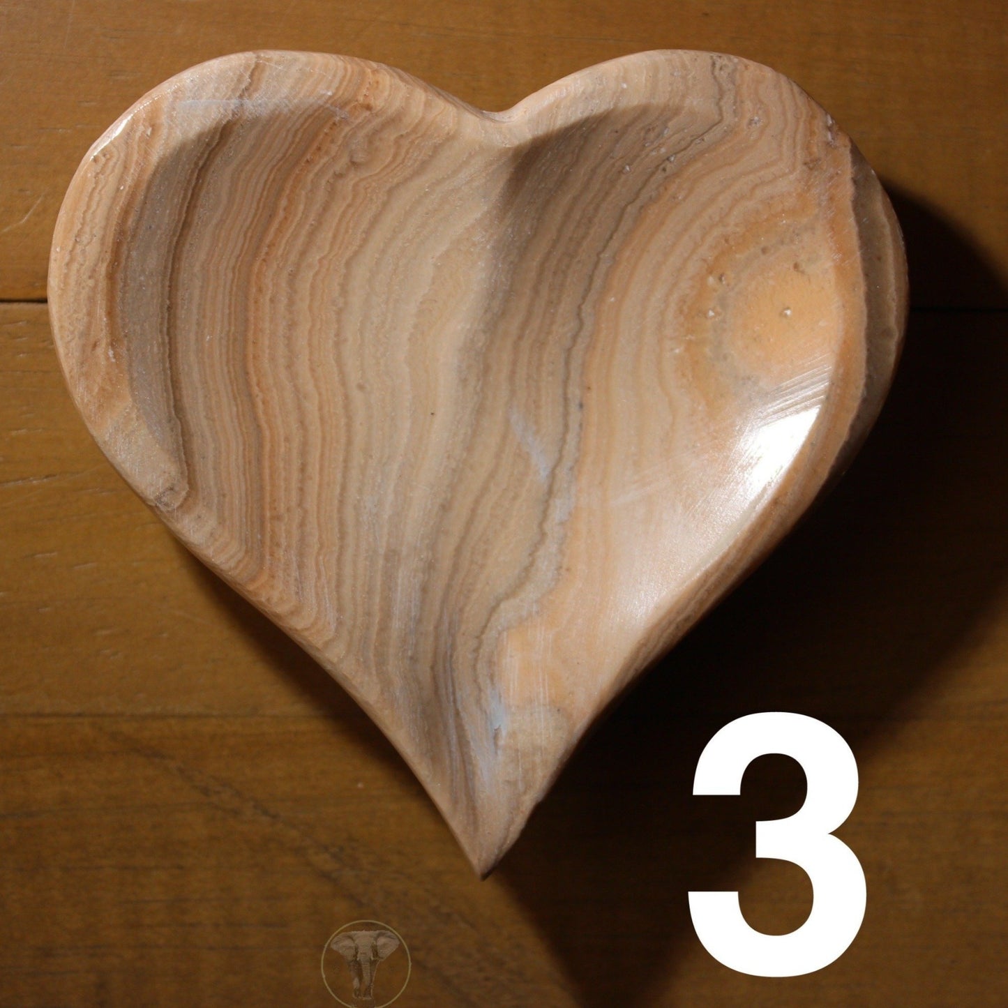 Onyx Trinket Heart Bowls