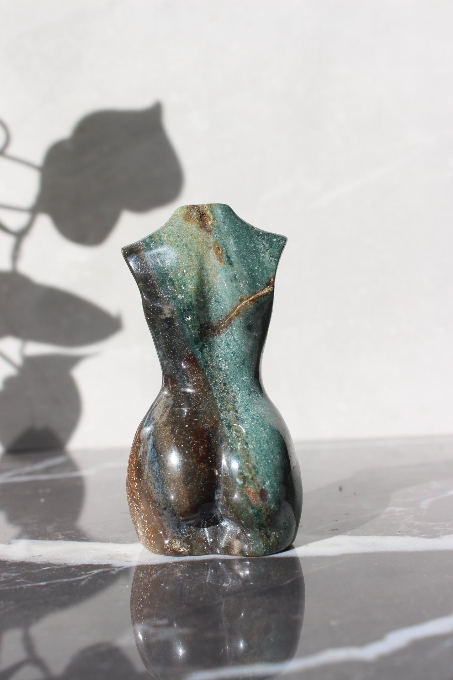 Ocean Jasper Goddess Model | Crystal Body Carving | Crystal Female Torso | Tons of Soul