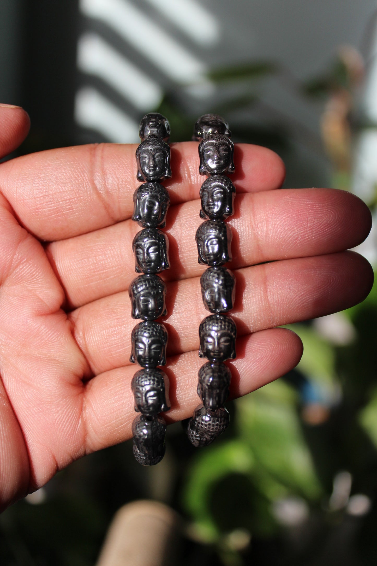 Hematite Buddha Bracelet | Crystal Bracelet | Tons of Soul