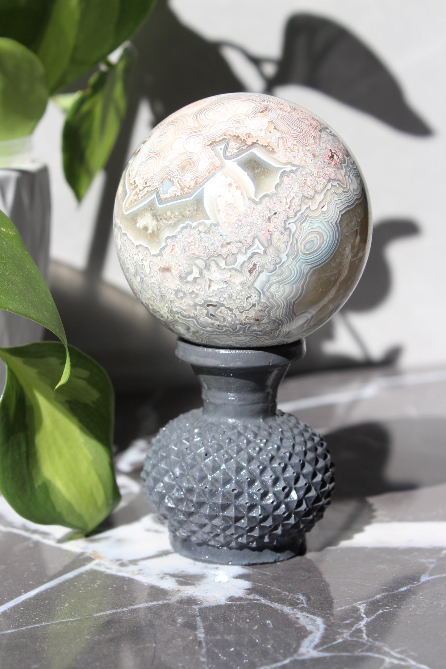 High Grade Crazy Lace Agate Sphere | Crystal Sphere | Tons of Soul