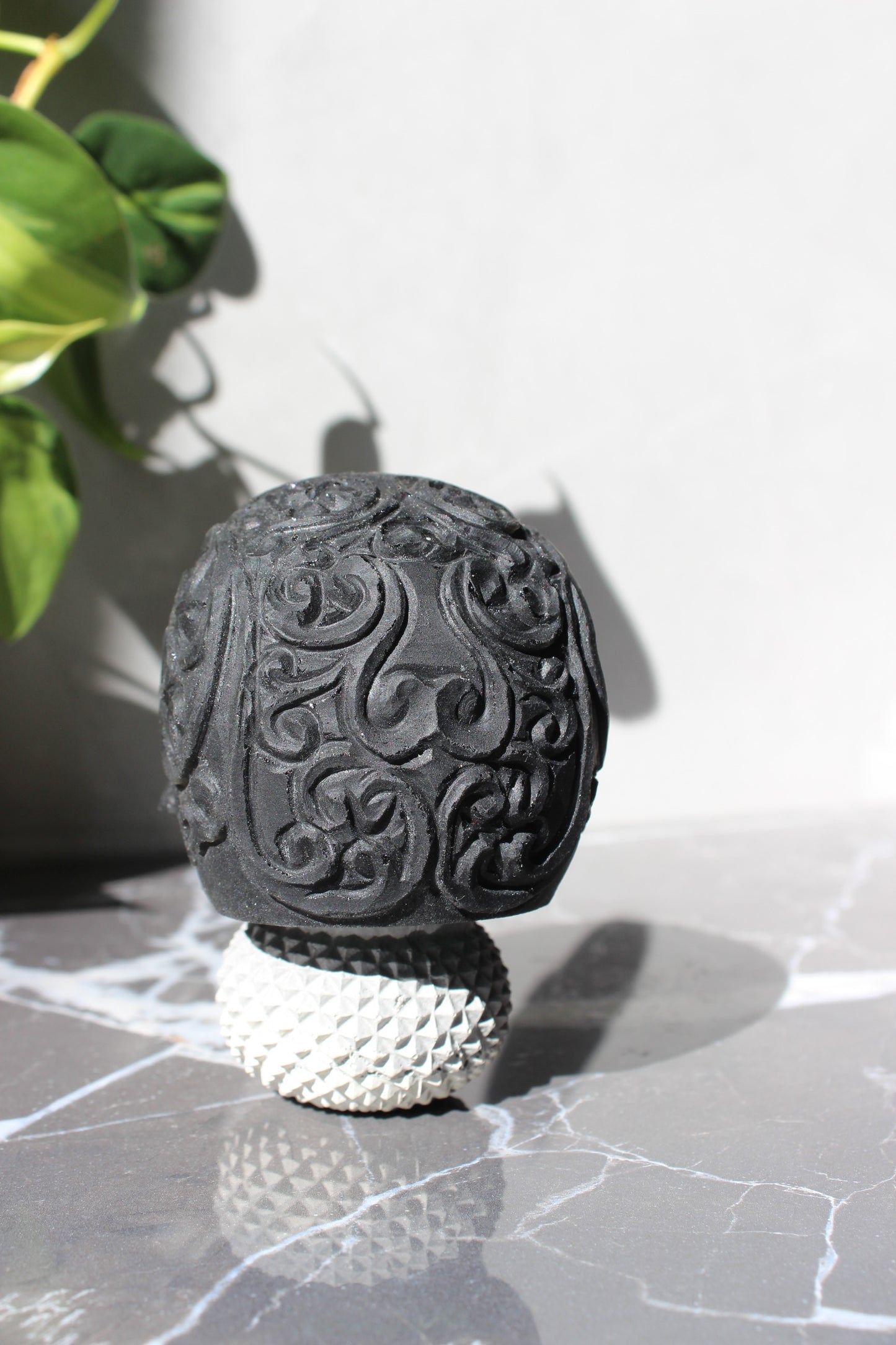 Matte Black Obsidian Sugar Skull | Crystal Skull | Tons of Soul
