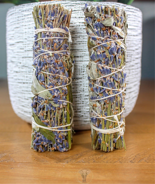 Lavender and Mugwort Bundle Wand | Smudge