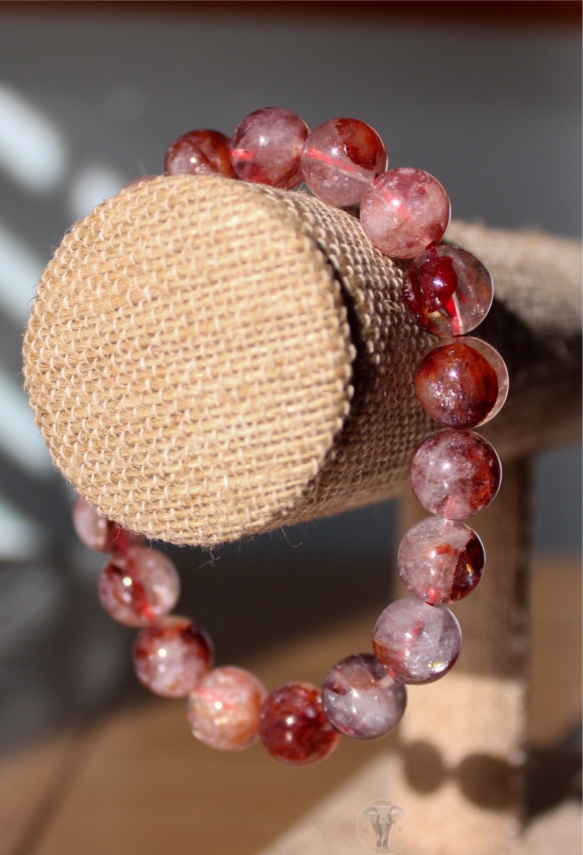 Fire Quartz Bracelet 10mm