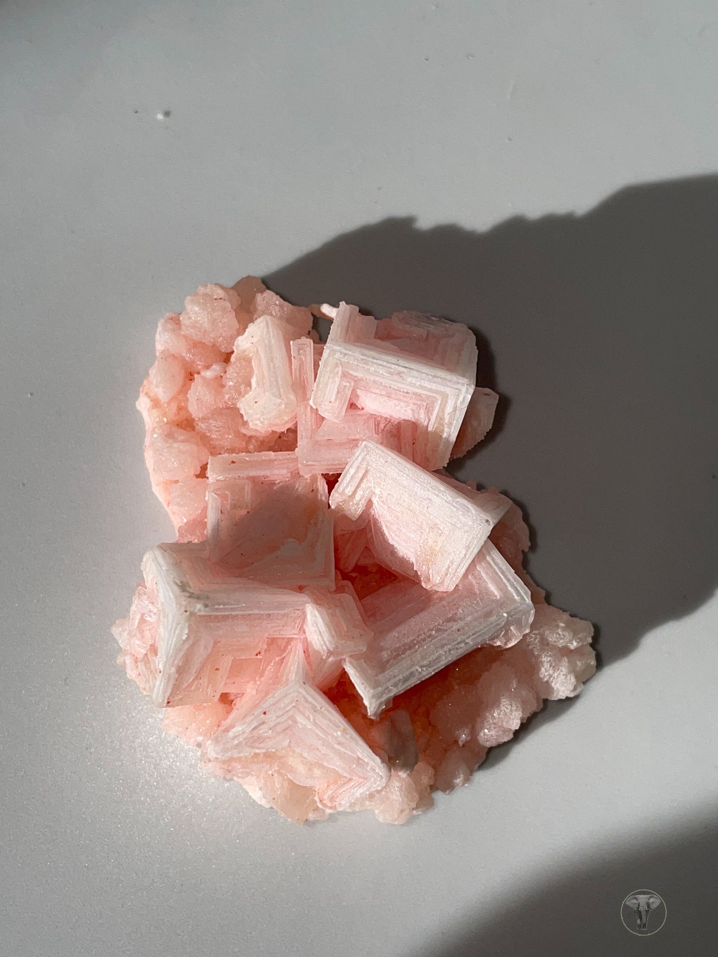 Pink Halite Specimen from Owens Lake, California 1