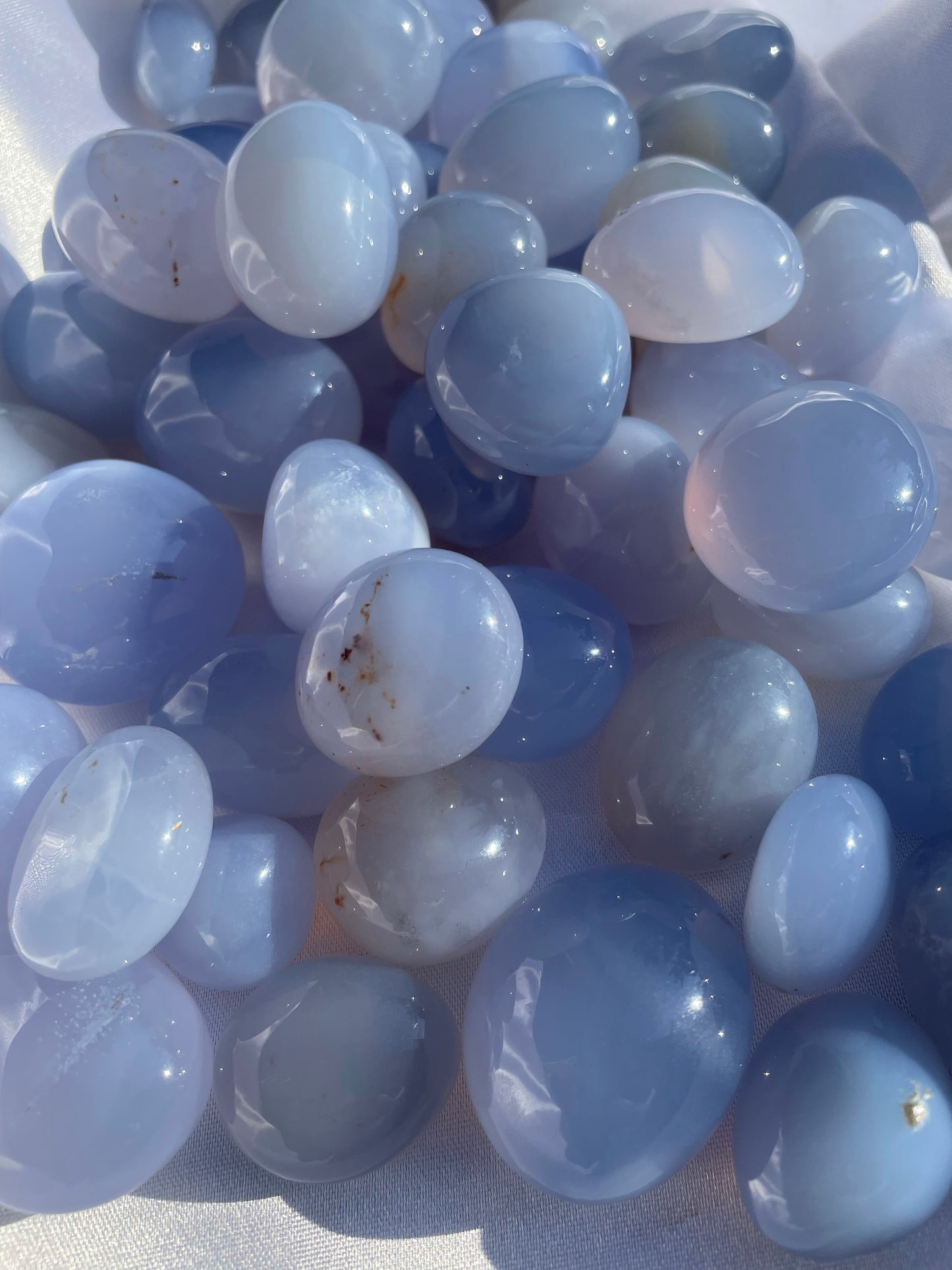 Blue Chalcedony Tumble