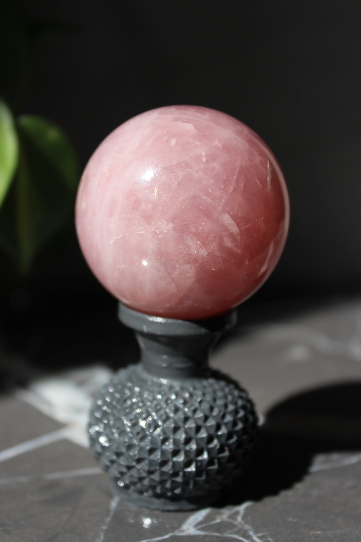 Rose Quartz Sphere | Rose Quartz Ball | Tons of Soul