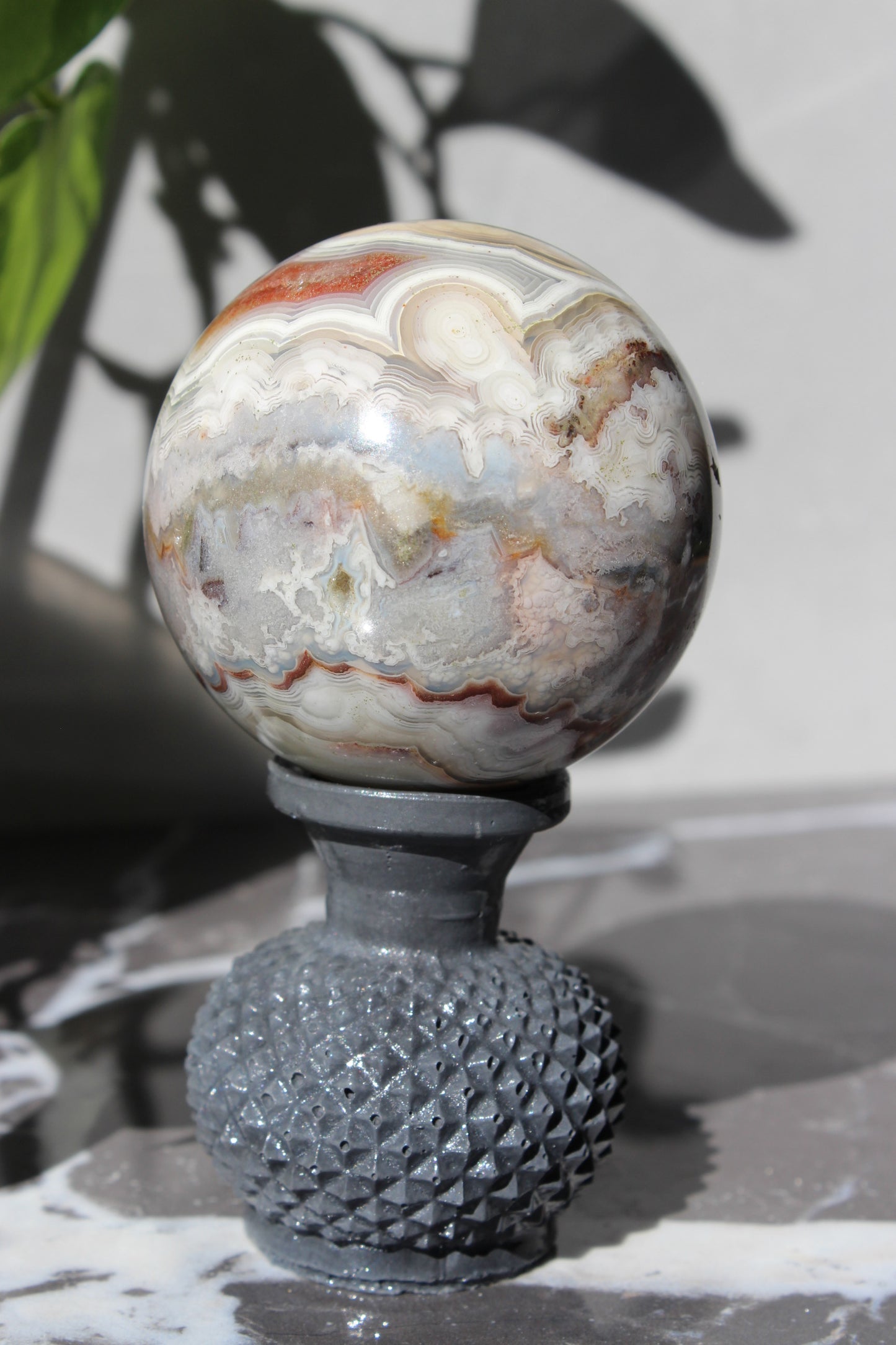 High Grade Crazy Lace Agate Sphere | Crystal Sphere | Tons of Soul