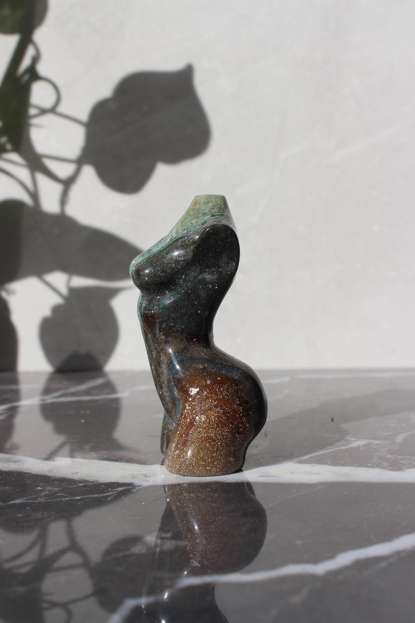 Ocean Jasper Goddess Model | Crystal Body Carving | Crystal Female Torso | Tons of Soul