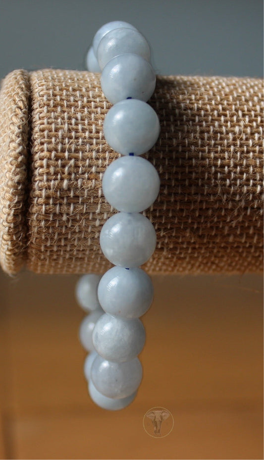 Aquamarine Bracelet 10mm | Crystal Aquamarine Bracelet