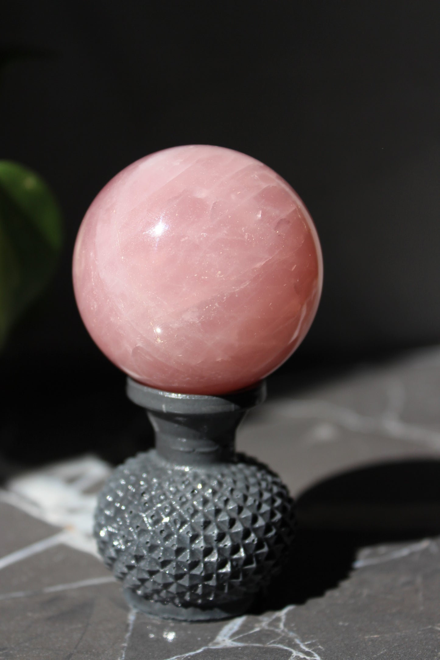 Rose Quartz Sphere | Rose Quartz Ball | Tons of Soul