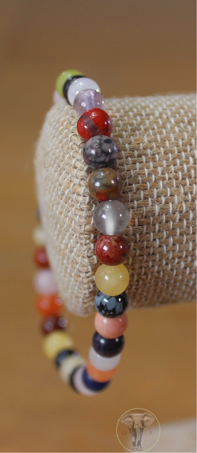 Kitchen Sink - Multi Gemstone Bracelet 6mm