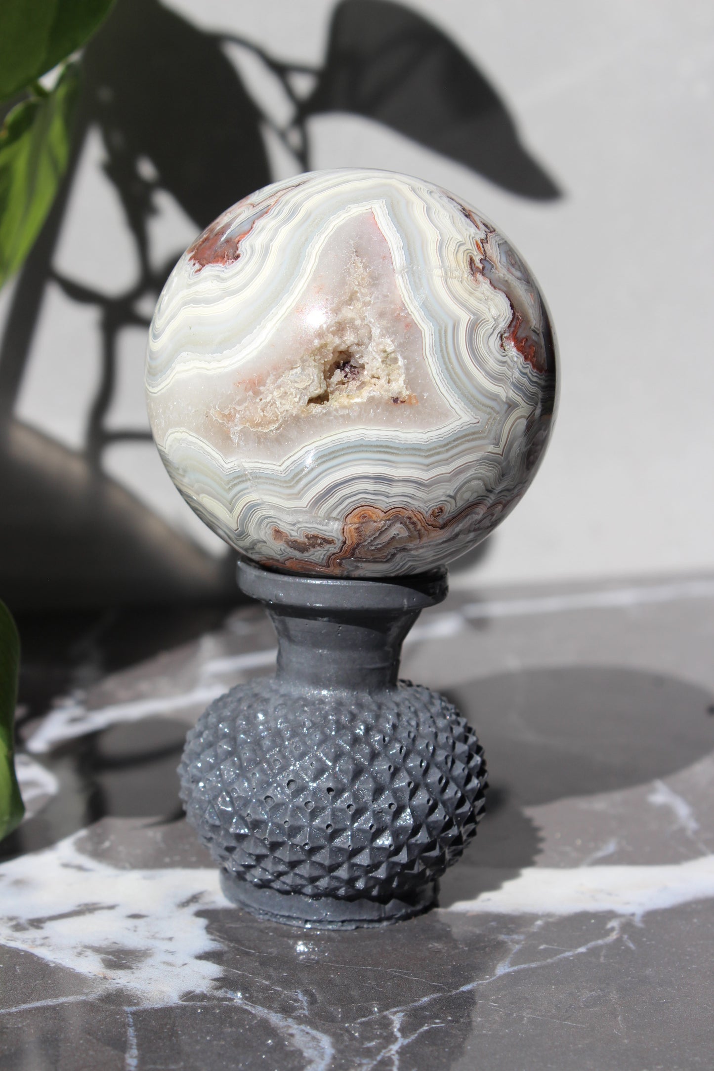 High Grade Crazy Lace Agate Sphere | Crystal Sphere | Tons of Soul