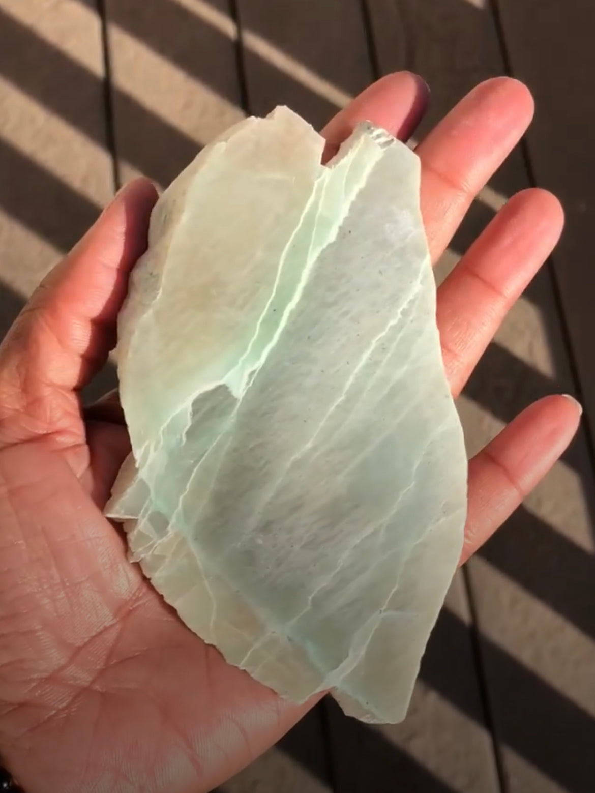 Garnierite | Green Moonstone Slab | Fb claim