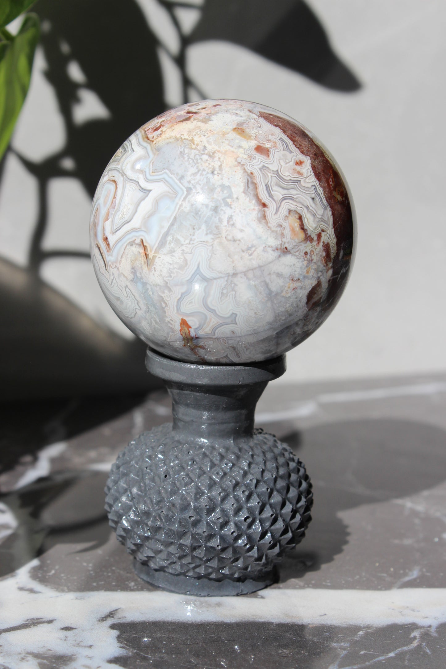High Grade Crazy Lace Agate Sphere | Crystal Sphere | Tons of Soul
